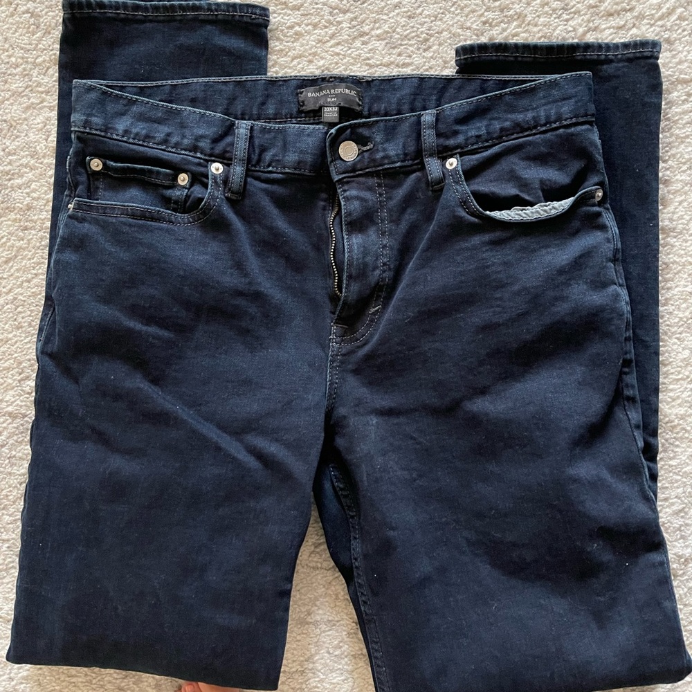 Banana Republic Mens Jeans Slim Straight